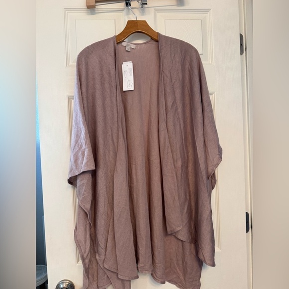 LOFT Accessories - Loft Mauve Open Front Cardigan